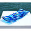 Prato Nuance Long - Azul - Vidro Murano Original OMG