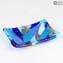 Plato Nuance Long - Azul - Cristal de Murano original OMG