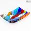 Plate Nuance Long - Multicolor - Original Murano Glass OMG