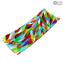 Plate Nuance Long - Multicolor - Cristal de Murano original OMG