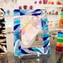 إطار للصور - أزرق - زجاج مورانو أصلي OMG