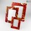 Photo Frame Nuance - Red - Original Murano Glass OMG