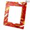 Fotorahmen Nuance - Rot - Original Murano Glass OMG