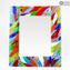 Photo Frame Nuance - Multicolor - Original Murano Glass OMG