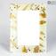 Photo Frame Nuance - White - Original Murano Glass OMG