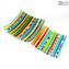 Plate Nuance - Millefiori - Cristal de Murano original OMG