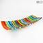 Assiette Nuance Long - Millefiori - Verre de Murano Original OMG