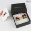 Cufflinks - Multicolor - Original Murano Glass OMG