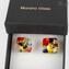 Boutons de manchette - Multicolore - Verre de Murano Original OMG