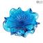 Flower Bowl - Blue - Original Murano Glass OMG