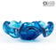 Flower Bowl - Blue - Original Murano Glass OMG