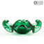 Flower Bowl - Verde - Original Murano Glass OMG