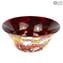 Dish Bowl - Rosso - Vetro di Murano Originale OMG