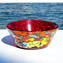 Plat - Rouge - Verre de Murano Original OMG