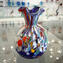 Florero Lily - azul - Cristal de Murano original OMG