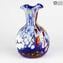 Vaso Mughetto - blu -Original Murano Glass OMG