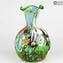 Lily Vase - Grün - Original Murano Glas OMG