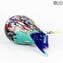 Vase Papillon - Bleu - Verre de Murano Original OMG