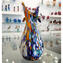Papillon Vase - Blau - Original Murano Glas OMG