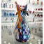 Vase Papillon - Bleu - Verre de Murano Original OMG