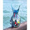 Jarrón Papillon - Azul claro - Cristal de Murano original OMG