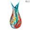 Papillon Vase - Light Blue - Original Murano Glass OMG