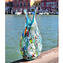 Vaso Papillon - Azul Claro - Vidro Murano Original OMG