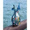 Jarrón Papillon - Azul claro - Cristal de Murano original OMG