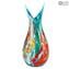 Vaso Papillon - Azzurro - Original Murano Glass OMG