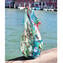 Vaso Papillon - Azul Claro - Vidro Murano Original OMG
