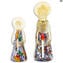 Murrina Millefiori Angel - Multicolor - Cristal de Murano original OMG