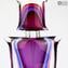 Bottle Violet - Sommerso - Original Murano Glass OMG