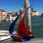 Sail Boat Wind  - Glass sculpture