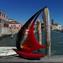 Barco a Vela - Escultura de Vidro