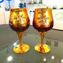 Lot de 2 Verres Trefuochi Rouge - You & Me - Verre de Murano Original