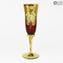 Флейта Трефуочи + Графин - Красный - Original Murano Glass OMG