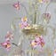 Lampadario Iris Rosa - Collezione Luxury