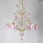 Chandelier Pink Iris Rosetto - Luxury Collection