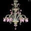 Lampadario Iris Rosa - Collezione Luxury