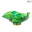 Peça central Bell Bowl - Verde - Vidro Murano Original OMG