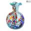 Lily Vase-라이트 블루-Original Murano Glass OMG