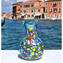 Vase Lily - bleu clair - Verre de Murano Original OMG