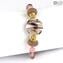 Bracelet Gaia - avec Or - Verre de Murano Original OMG