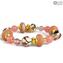 Bracelet Giulia - with Gold - Original Murano Glass