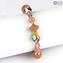 Bracelet Giulia - with Gold - Original Murano Glass