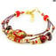 Armband Ama - mit Gold - Original Murano Glas