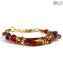 Armband Ama - mit Gold - Original Murano Glas