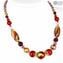 Collier Aurelia - avec or - Verre de Murano Original OMG