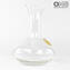 Decanter Lambrusco - Blown Glass - with real gold