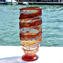 Sbruffi花瓶-戰神紅色-吹製玻璃